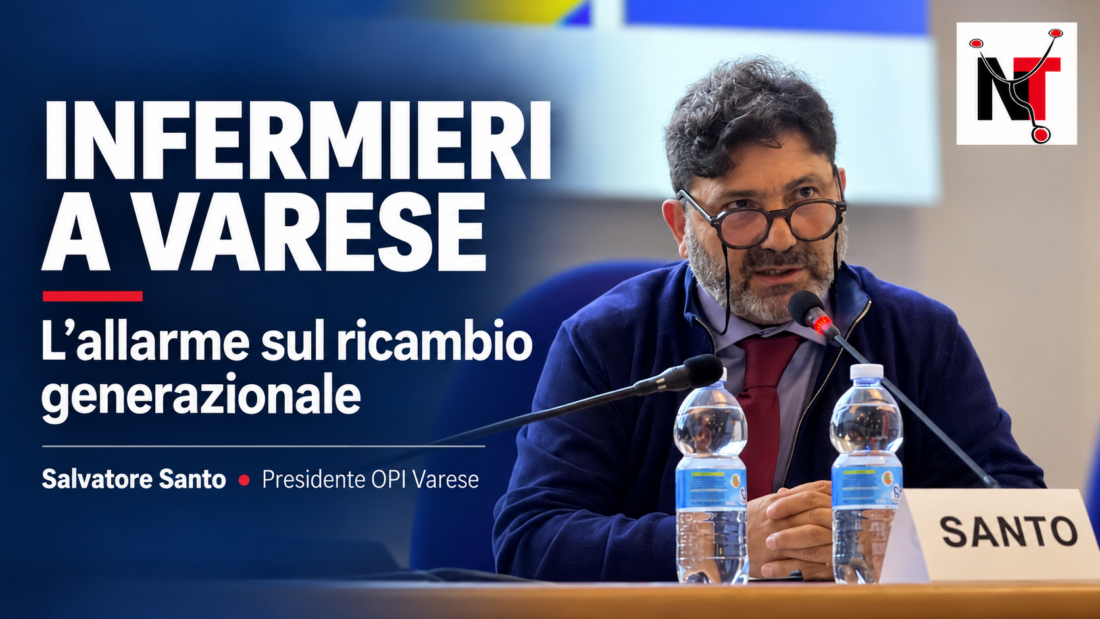 Salvatore Santo, presidente OPI Varese, interviene al Cantiere Sanità del 7 ottobre 2026 a Villa Recalcati.