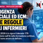 Infermiera che utilizza un sistema digitale di intelligenza artificiale in ospedale